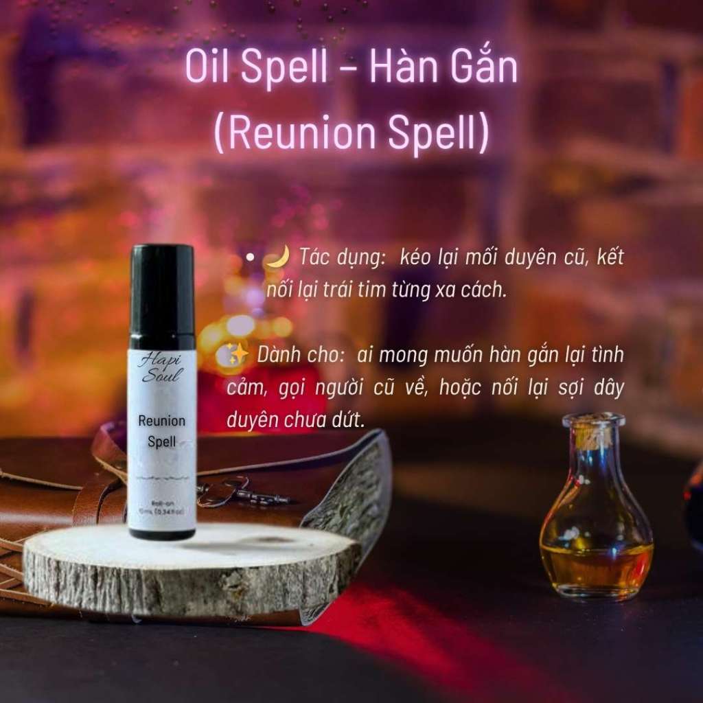 Dầu Lăn Spell Oil 10ml Manifest Love Money Học Tập Sự Nghiệp Tinh Dầu Thiên Nhiên Jojoba Hạnh Nhân Ngọt An T