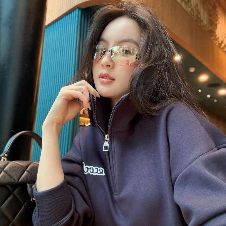 Áo Sweater ECOCHIC BASIC HALFZIP SWEATSHIRT VERSION 1 + 2 Chất Liệu Cao Cấp Chính Hãng B092 B189