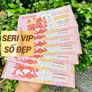 🌸 Sale TẾT🌸 TỜ SERI SIÊU CẤP Tiền 1 Triệu Macao Hình Con Ngựa Siêu Khủng lưu niệm lì xì may mắn Tết 2026