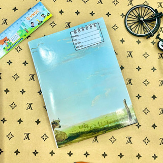 (COMBO 5 Tờ Giấy BÓNG in ảnh) Giấy bao tập, giấy bao vở, bao sách chủ đề Phong cảnh | by Winwin