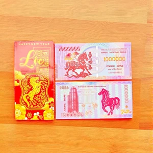 Tiền 1 Triệu Macao hình Ngựa Lì Xì Tết 2026 lưu niệm may mắn tài lộc, tặng bao lì xì