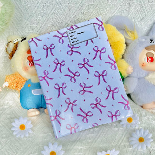 (COMBO 5 Tờ Giấy BÓNG in ảnh) Giấy bao tập, giấy bao vở, bao sách chủ đề Nơ cute | by Winwin