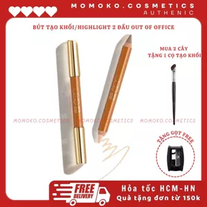 BÚT TẠO KHỐI & BẮT SÁNG OOO Out of Office Duo Pencil 2 Đầu, Dạng Kem Mịn, Dễ Tán, Định Hình MOMOKO