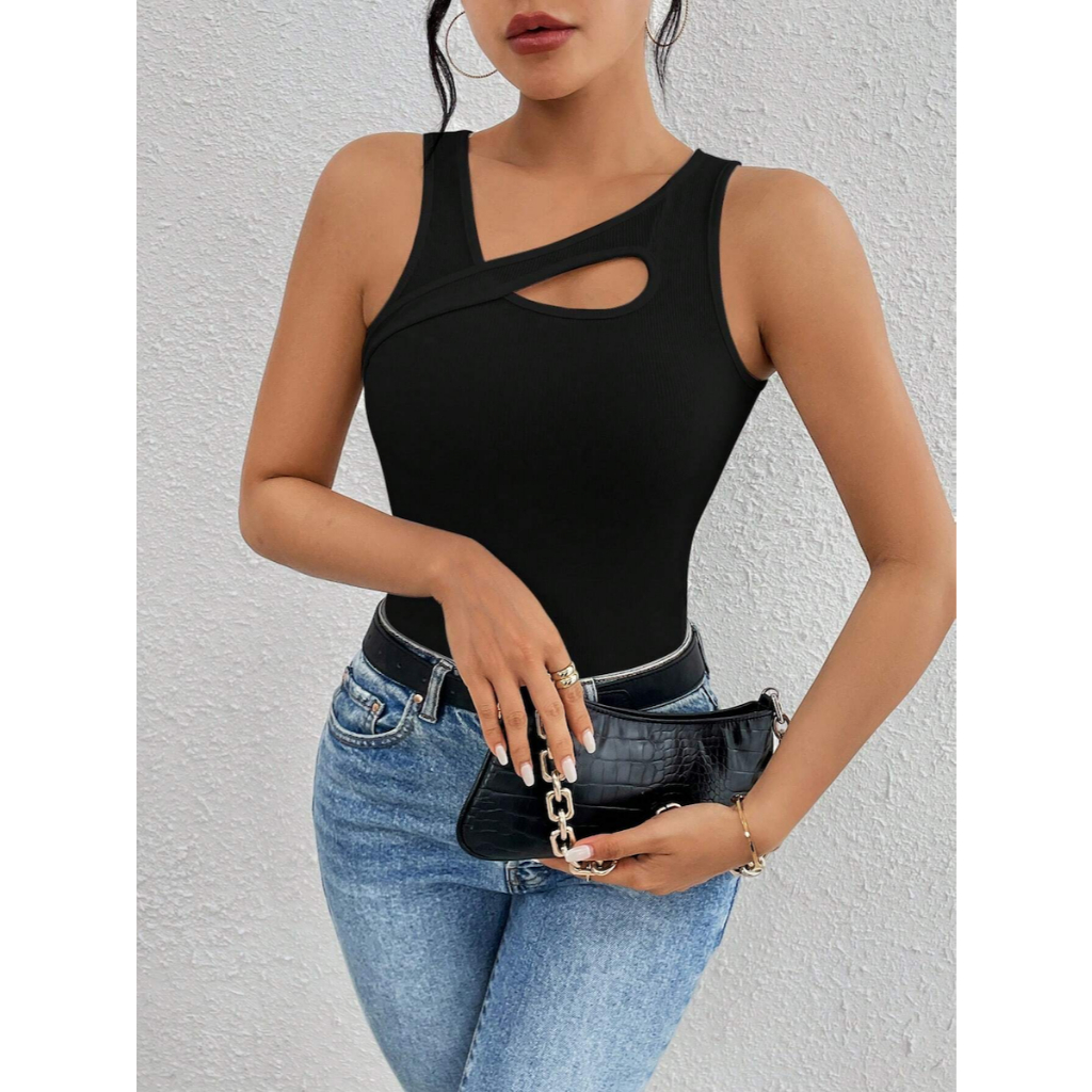 Áo Tank Top Nữ Sát Nách Ôm Dáng Cut-out Gợi Cảm YN096