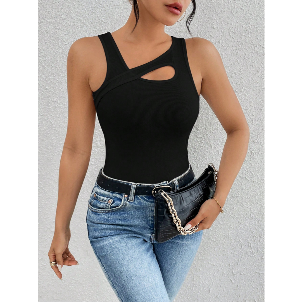 Áo Tank Top Nữ Sát Nách Ôm Dáng Cut-out Gợi Cảm YN096