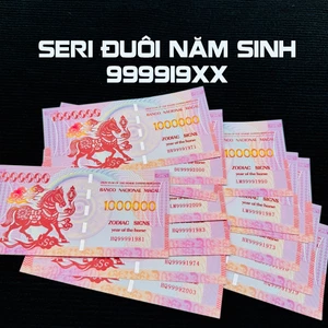 Seri Năm Sinh⭐ Ti.ền Con Ngựa Macao 1 Triệu lưu niệm phát hành Lì Xì Tết 2026, kèm bao lì xì