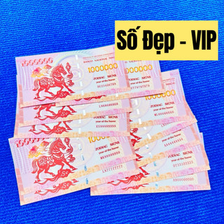 🌸 Sale TẾT🌸 SỐ FULL, Tiền hình con Ngựa Macao Mệnh Khủng 1 Triệu Số Seri Vip lì xì tết Bính Ngọ Lưu Niệm HongKong