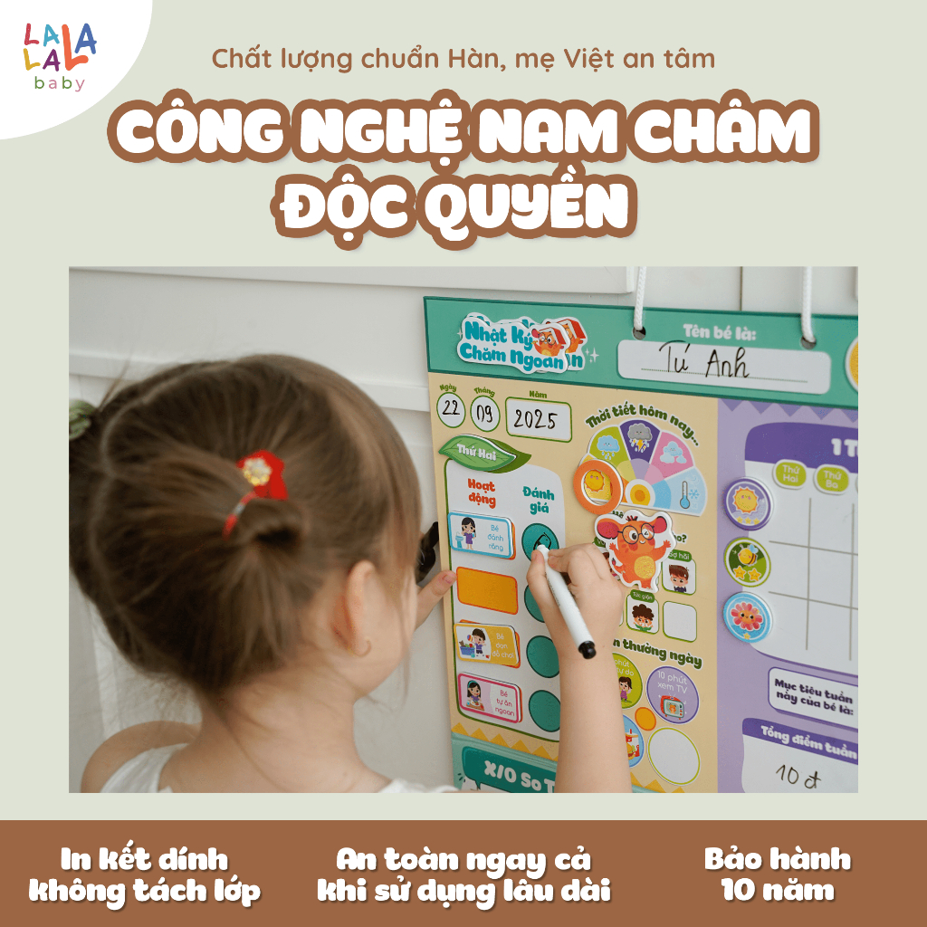 Nhật Ký Chăm Ngoan Bảng Khen Thưởng Kỷ Luật Cho Bé Lalala Baby Bảng Khen Thưởng Cho Bé