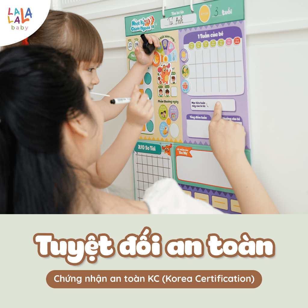 Nhật Ký Chăm Ngoan Bảng Khen Thưởng Kỷ Luật Cho Bé Lalala Baby Bảng Khen Thưởng Cho Bé