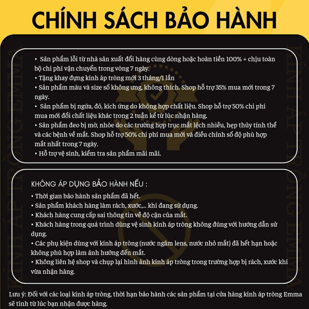 Kính Áp Tròng Water Choco | Lens Choco Tự Nhiên | Emma Lens