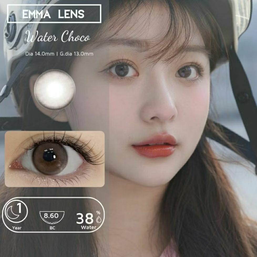 Kính Áp Tròng Water Choco | Lens Choco Tự Nhiên | Emma Lens