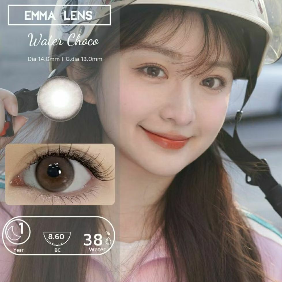 Kính Áp Tròng Water Choco | Lens Choco Tự Nhiên | Emma Lens