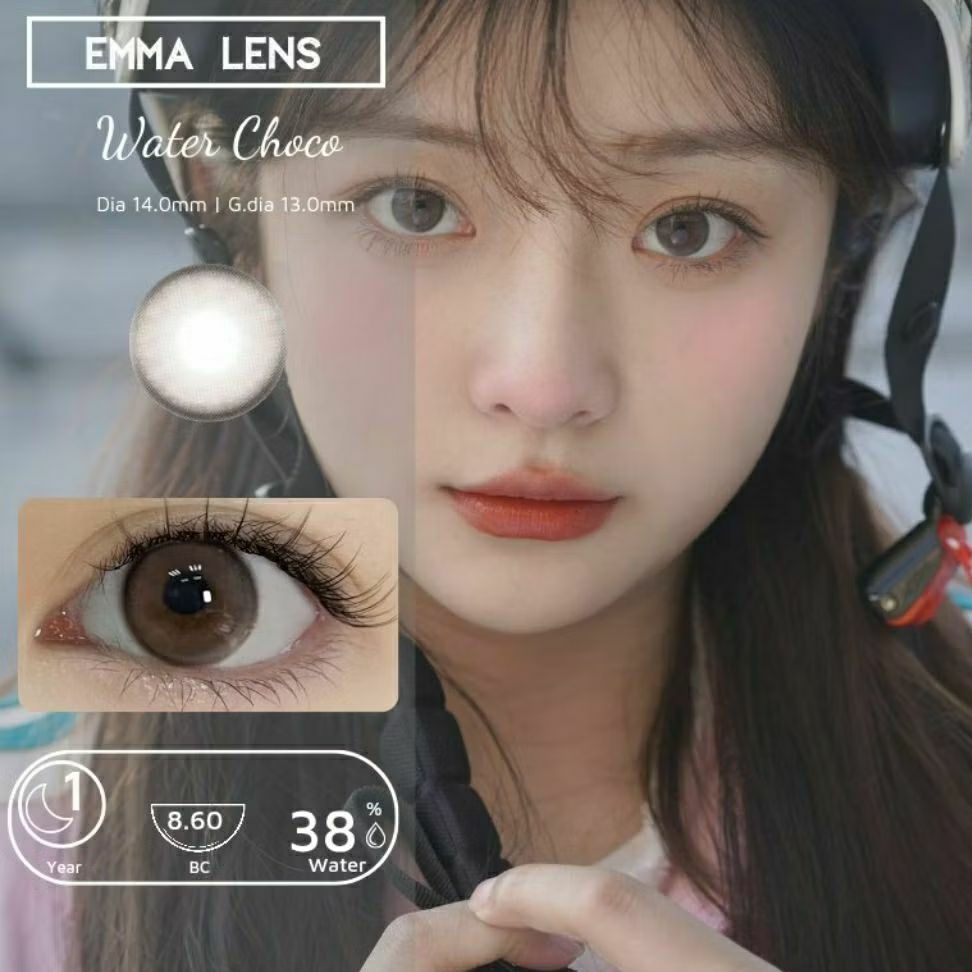 Kính Áp Tròng Water Choco | Lens Choco Tự Nhiên | Emma Lens