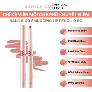 Chì Kẻ Viền Môi Che Phủ Khuyết Điểm Banila Co Smudging Lip Pencil 0.8G