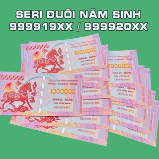 [BÁN CHẠY] [SERI NĂM SINH] TIỀN 1 TRIỆU MACAO HÌNH CON NGỰA MẠ VÀNG lưu niệm lì xì Tết, có bảo an, tặng bao lì xì