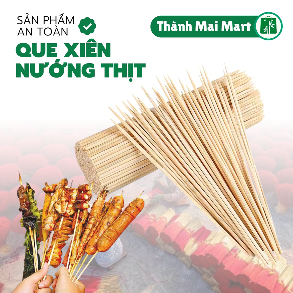 Que xiên tre xúc xích,thịt nướng [1kg] đủ các kích cỡ | Shopee Việt Nam