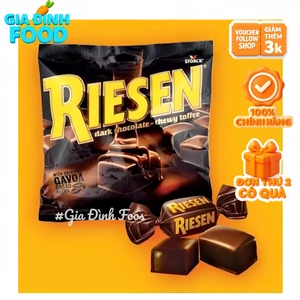 Kẹo socola nhân đen Riesen Dark socola chewy toffee 105g/150g