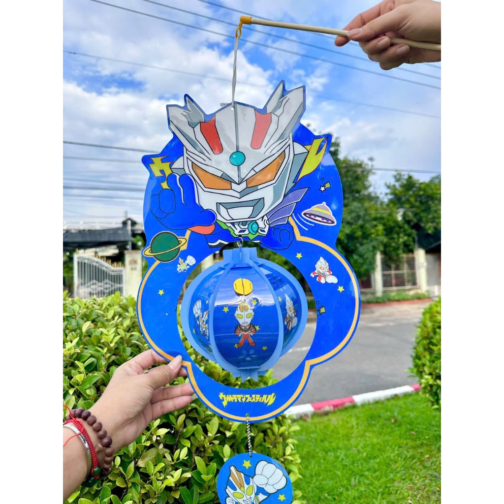 SIÊU PHẨM LỒNG ĐÈN TRUNG THU 5D - Siêu nhân - doremon - kitty - pikachu