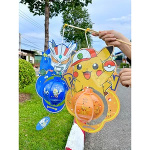 SIÊU PHẨM LỒNG ĐÈN TRUNG THU 5D - Siêu nhân - doremon - kitty - pikachu