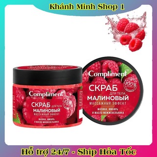 Tẩy Da Body Compliment Giúp Da Mềm Mượt, Bóng Khỏe, Sáng Mịn 400ml của Nga