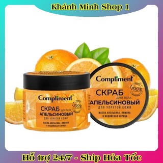 Tẩy Da Body Compliment Giúp Da Mềm Mượt, Bóng Khỏe, Sáng Mịn 400ml của Nga