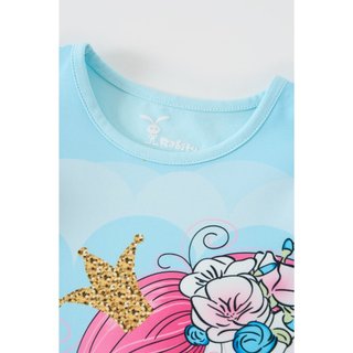 Đầm thun tay cánh tiên Pony bé gái Rabity 952.002