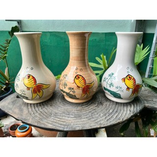 [NHIỀU MẪU] Bình Hoa Gốm Sứ Lái Thiêu Cao Cấp Vuốt Tay - Vẽ Tay Thủ Công Sắc Sảo - Men Bóng Đẹp Dày