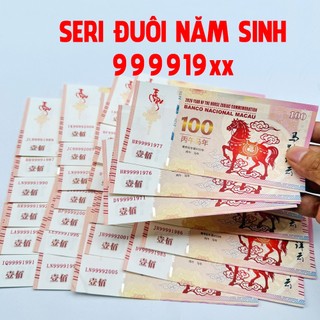 🌸BÁN CHẠY🌸 ⭐Seri Năm Sinh⭐ Tiền Kỉ Niệm Hình Con Ngựa Macao 100 Patacas Lì Xì Tết  Bính Ngọ 2026 Độc lạ Macau