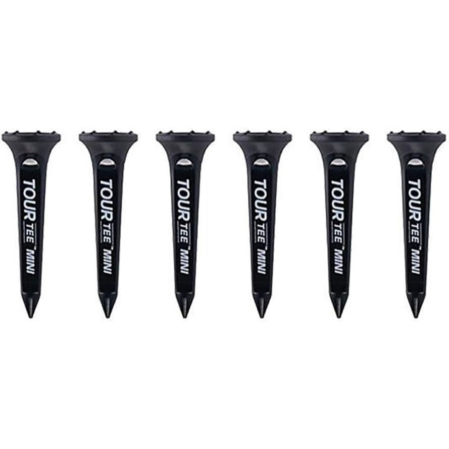 Tour Tee Mini Đen Spine – Bộ 6 Chiếc, Bền Chắc với Cao Su & Polycarbonate