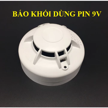 Báo khói dùng pin 9V < LOẠI TỐT> Cảm biến khói báo cháy tự động, không cần đi dây, lắp đặt dễ dàng.