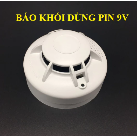 Báo khói dùng pin 9V < LOẠI TỐT> Cảm biến khói báo cháy tự động, không cần đi dây, lắp đặt dễ dàng.