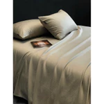 Bộ 3 món Ga gối Tencel Maskcoss dệt nổi tinh xảo mềm nhẹ thoáng khí , càng dùng càng bền đẹp rễ phối với mọi tone màu . — ảnh 4