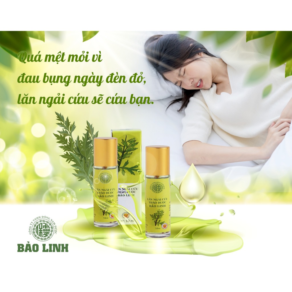Dầu Lăn Sâm Thảo Dược Bảo Linh 10ml - Xoa bóp, massage ngoài da giúp bạn cảm thấy thoải mái, dễ chịu