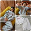 Bộ nỉ nữ dài tay mùa đông, set đồ thể thao unisex NORMOS , áo sweater + quần jogger form rộng, chất nỉ bông ấm