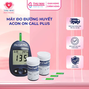 Máy Đo Đường Huyết Acon On Call Plus + Tặng kèm hộp 25 que thử và hộp 25 kim chích máu