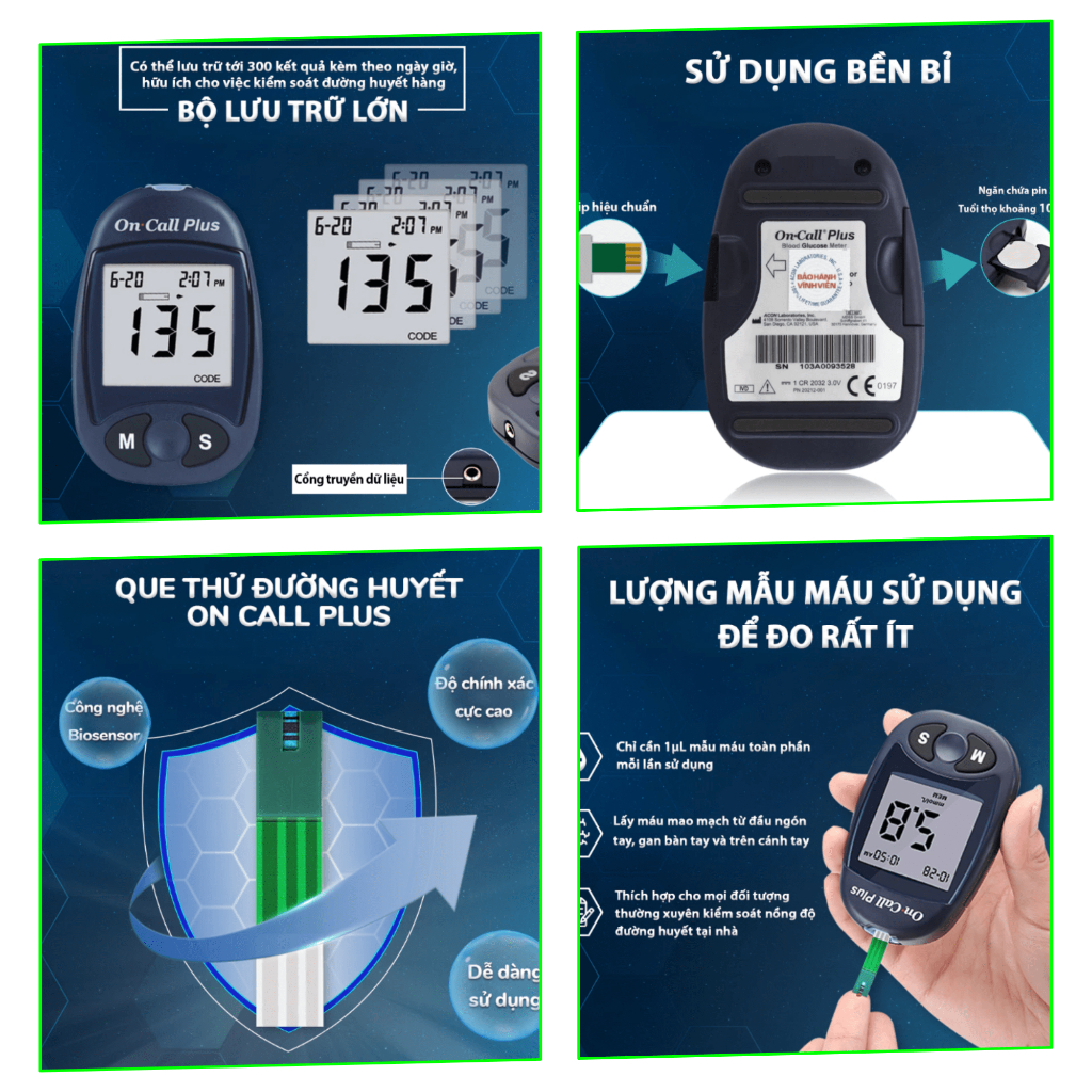 Que thử đường huyết cho máy Accu Check Instant - Hộp 25 Que - Hộp 50 Que