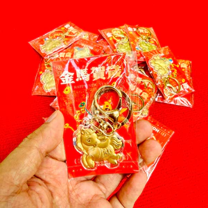 Combo 10 Móc khóa hình con ngựa dễ thương Tết Bính Ngọ 2026
