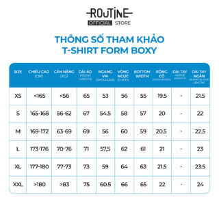 Áo Thun Tay Ngắn Nam Nhãn Trang Trí  Form Boxy - Routine 10F25TSS034