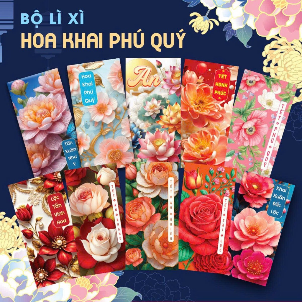Combo 100 Bao Lì Xì Truyền Thống Lì Xì Tết Việt Đa Dạng Mẫu Mã Hoạt Hình Giá Rẻ Năm 2026 - PUPU HOUSE