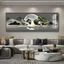 Tranh Phong Cảnh Nghệ Thuật Núi Non Mặt Trăng, Mặt Trời Tráng Gương Cao Cấp - OHA Decor