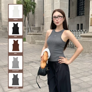 TUBYCATU | Áo Ba Lỗ Nữ Basic Tank Top Thun Gân Form Ôm Body Tôn Dáng (Nhiều màu)