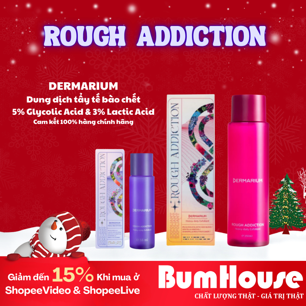 Dung Dịch Tẩy Da Chết Dermarium ROUGH ADDICTION Heavy Duty Exfoliant ...