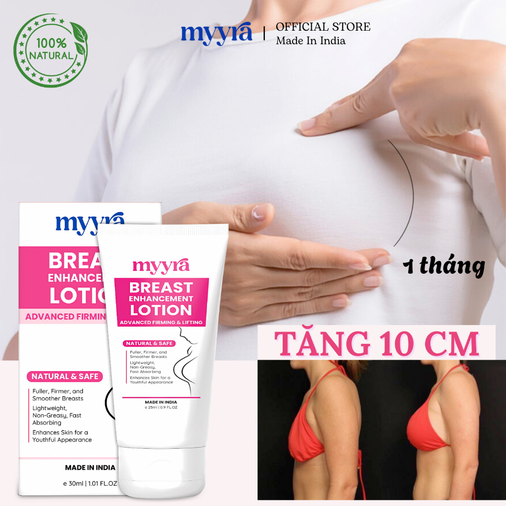 Combo Tự Tin Quyến Rũ Với Bộ Đôi Kem Giảm Thâm & Kem Nâng Vòng Một Tăng Vòng Một Săn Chắc Đầy Đặn