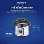 (Võ Hà Linh x Kalite) Nồi áp suất điện đa năng Kalite KL636 dung tích 6L, 1000W 10+ chế độ nấu hầm đa năng — ảnh 4