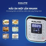 (Võ Hà Linh x Kalite) Nồi áp suất điện đa năng Kalite KL636 dung tích 6L, 1000W 10+ chế độ nấu hầm đa năng — ảnh 3