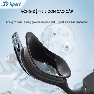 Kính bơi & nón bơi dành cho nữ chống nước chống UV mũ bơi ôm sát đầu không gây đau - NB7816+KB61223