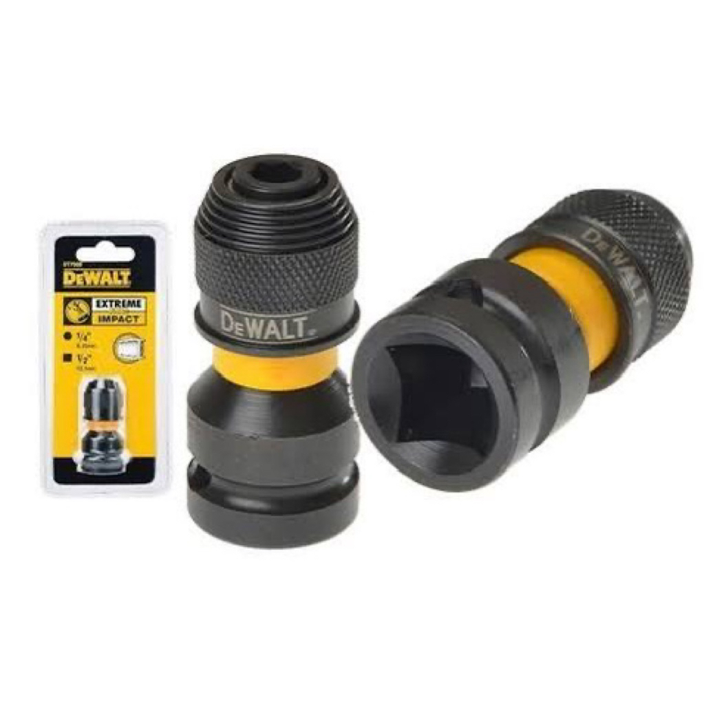 Đầu chuyễn bu lông 1/2" sang vặn vít 6.35mm DEWALT DT7508-QZ