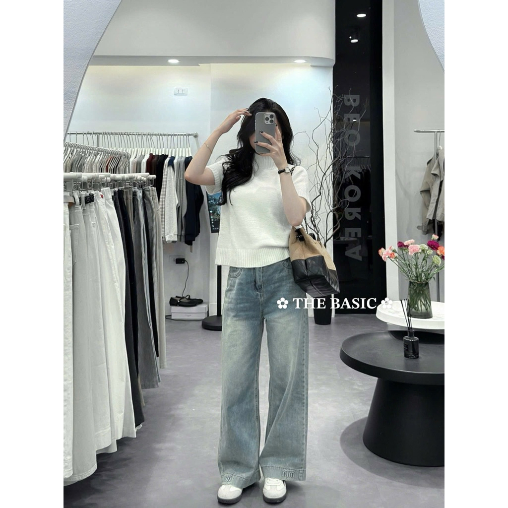 𝑺𝒔𝒖.𝑺𝒕𝒖𝒅𝒊𝒐/ [CÓ SẴN]ÁO LEN CỘC TAY CỔ 3p SIU XINH CHUẨN HÀNG QUẢNG CHÂU TAG FResh GIRLS