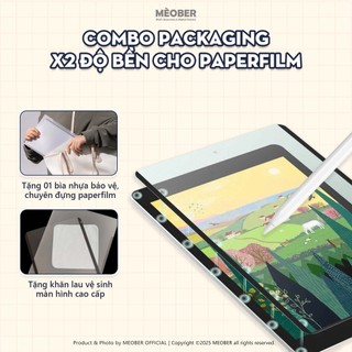 [Paperlike Nam Châm] Dán màn hình iPad BerPaper Magnetic Paperfilm - Hỗ trợ viết như trên giấy by MèoBer