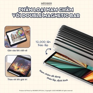 [Paperlike Nam Châm] Dán màn hình iPad BerPaper Magnetic Paperfilm - Hỗ trợ viết như trên giấy by MèoBer